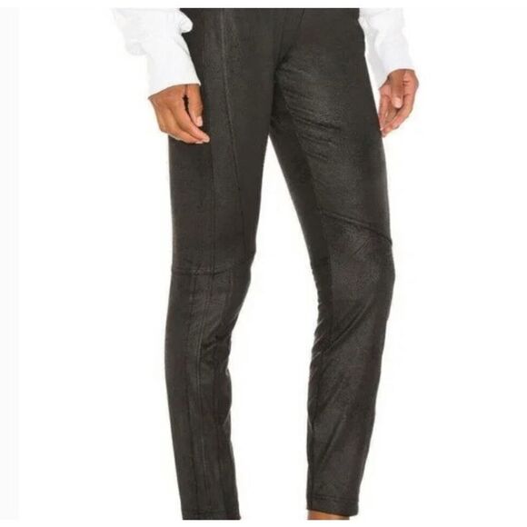 Free People Midnight Vegan Suede Skinny Pants. Size xs - Picture 9 of 11